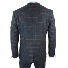 Load image into Gallery viewer, Mens 3 Piece Lapel Lattice Herringbone Wool Tweed Suit Slim Fit Suits