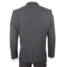 Load image into Gallery viewer, Mens 3 Pieces Grey Wool Tweed Lapel Single-Breasted Suits