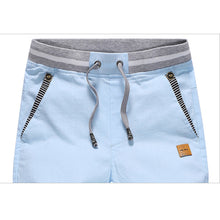 Load image into Gallery viewer, Linen And Cotton Splicing Five-point Shorts For Casual Shorts