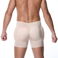 Load image into Gallery viewer, Men Padded Underwear Briefs Boxers Men Butt Booster Hip Enhancer 4 Detachable Pads