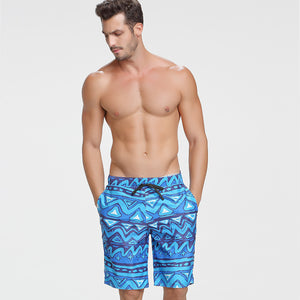 Summer Printed Shorts Casual Beach Shorts Five Pants Men's Swimming Trunks