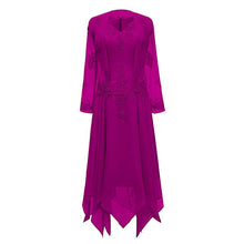 Load image into Gallery viewer, Pink Lace Mother of the Bride Dress  - 2 Pieces Chiffon Irregual Dress Suit With Jacket Plus Size