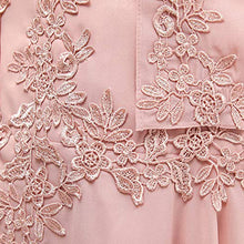 Load image into Gallery viewer, Pink Lace Mother of the Bride Dress  - 2 Pieces Chiffon Irregual Dress Suit With Jacket Plus Size