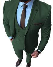 Load image into Gallery viewer, Men’s Suit 3 Piece Suit Collar Double Breasted Wedding Grooms Custom Made Tuxedos Suits
