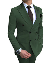 Load image into Gallery viewer, Men's Suits 2 PICS Slim Fit Formal Lapel Tuxedos For Wedding Suit Blazer Pants