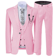 Load image into Gallery viewer, Men 3-Piece Lapel Double Breasted Little Bit Slim Fit Formal Suits (No Tie)