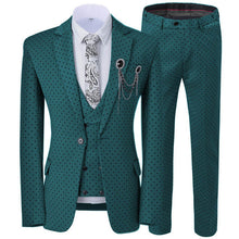 Load image into Gallery viewer, Men 3-Piece Lapel Double Breasted Little Bit Slim Fit Formal Suits (No Tie)