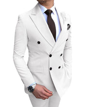 Load image into Gallery viewer, Men's Suits 2 PICS Slim Fit Formal Lapel Tuxedos For Wedding Suit Blazer Pants