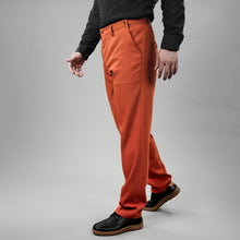 Load image into Gallery viewer, Burnt Orange Twill Pants 2025 Wedding Work with Adjustable Waist