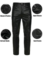 Load image into Gallery viewer, Men's Leather Pants Made-to-order