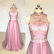 Load image into Gallery viewer, Sweetheart Mauve Tulle Long Prom Dress