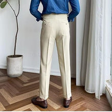 Load image into Gallery viewer, Formal Twill Pants with Adjustable Waistband