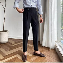 Load image into Gallery viewer, Formal Twill Pants with Adjustable Waistband