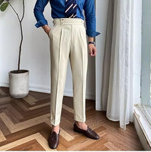 Load image into Gallery viewer, Formal Twill Pants with Adjustable Waistband