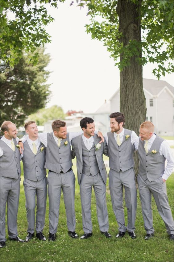 Medium Grey Wedding Suits for Groom Groomsmen Classic Fit WS1803 DressCulture Medium Grey Wedding Suits for Groom Groomsmen Classic Fit WS1803 DressCulture