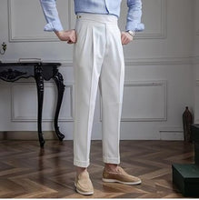 Load image into Gallery viewer, Linen Pants British Style