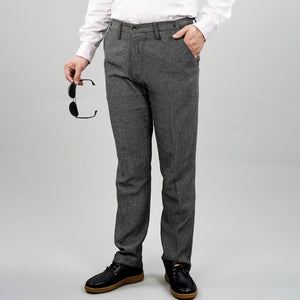 Herringbone Tweed Pants 2025 Wedding Work with Adjustable Waist