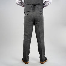 Load image into Gallery viewer, Herringbone Tweed Pants 2025 Wedding Work with Adjustable Waist