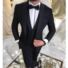 Load image into Gallery viewer, Men&#39;s Suits 3 Pieces Lapel Tuxedos Groomsmen  For Wedding Suits
