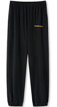 Load image into Gallery viewer, Men&#39;s Belted Trousers Cotton Thin Home Pants With Side Pockets