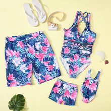Load image into Gallery viewer, Family Parent-Child Swimsuit Print Swimwear
