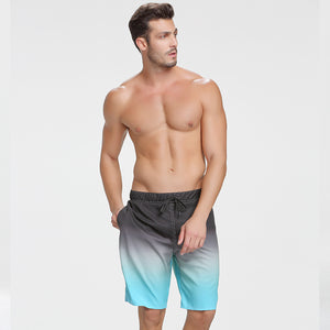 Men's Beach Pants Quick-Drying Seaside Vacation Leisure Five-Point Pants Swimming Trunks
