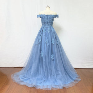 Dusty Blue Prom Dress 2023 Plus Size