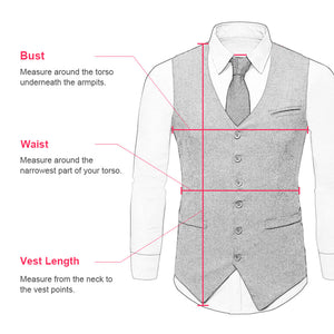 Grey Vest for Men Wedding