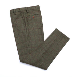 Wedding Suit Pants Made-to-Order for Boys Men Wool Plaid
