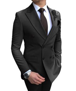 Men's Suits for Wedding Regular Fit 2 Pieces Blazer Pants 32R to 48R & Custom Size