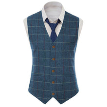 Load image into Gallery viewer, Green Mens Vest Made to Order Wedding Groomsmen Waistcoat