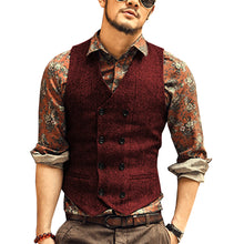 Load image into Gallery viewer, Made to Order Dark Grey Men&#39;s Suit Vest 2 Pockets Waistcoat