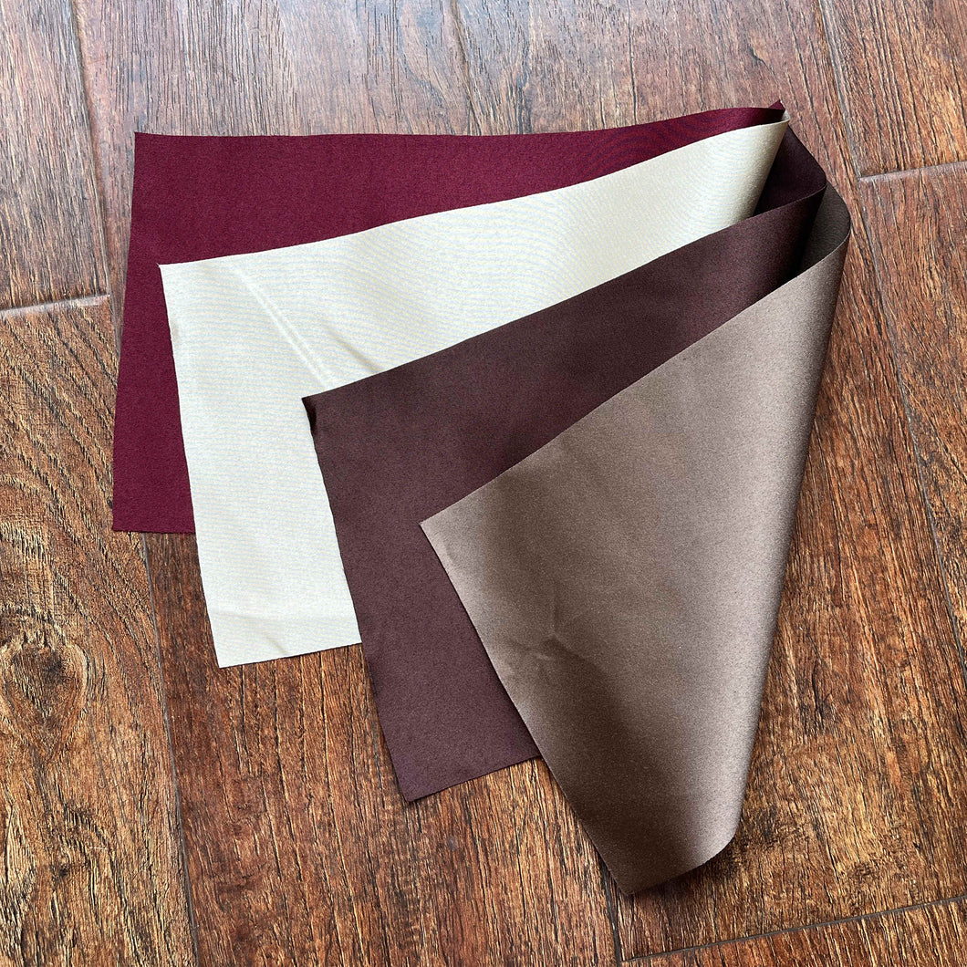 Color Swatches for Brown/Coffee/Burgundy/Champagne Wedding Vests