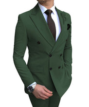 Load image into Gallery viewer, Men&#39;s Suits for Wedding Regular Fit 2 Pieces Blazer Pants 32R to 48R &amp; Custom Size