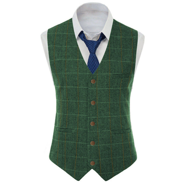 Green Mens Vest Made to Order Wedding Groomsmen Waistcoat – DressCulture