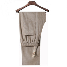 Load image into Gallery viewer, Linen Cotton Pants for Men Casual Lightweight Summer Pants