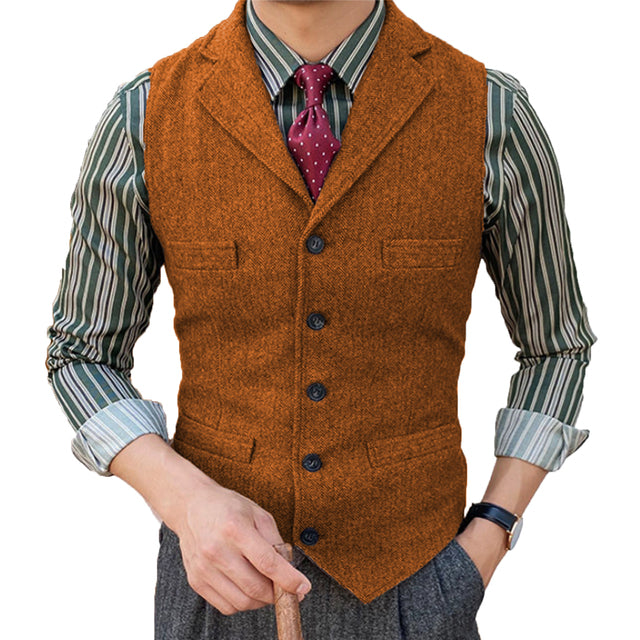 casual dress vest mens Minimalistic Casual Vest | Navy