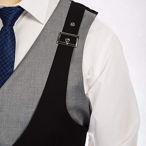 Men's Vest V Neck Strap Single Breasted Waistcoat Silm Fit For Formal Vests