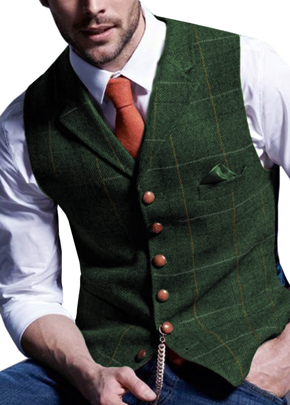Wedding Vest Green Brown Grey Plaid Navy Satin Groomsmen Vest DressCulture Wedding Vest Green Brown Grey Plaid Navy Satin Groomsmen Vest DressCulture