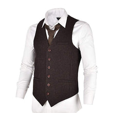 Load image into Gallery viewer, Made to Order Army Green Men&#39;s Suit Vest 3 Pockets Waistcoat