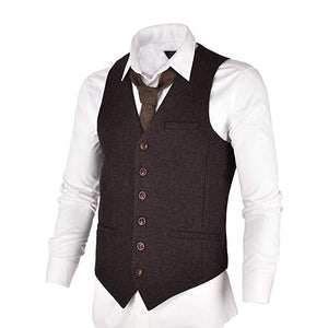 Made to Order Army Green Men's Suit Vest 3 Pockets Waistcoat