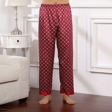 Load image into Gallery viewer, Men&#39;s Satin Pajama Long Pants Home Nightgown Pants